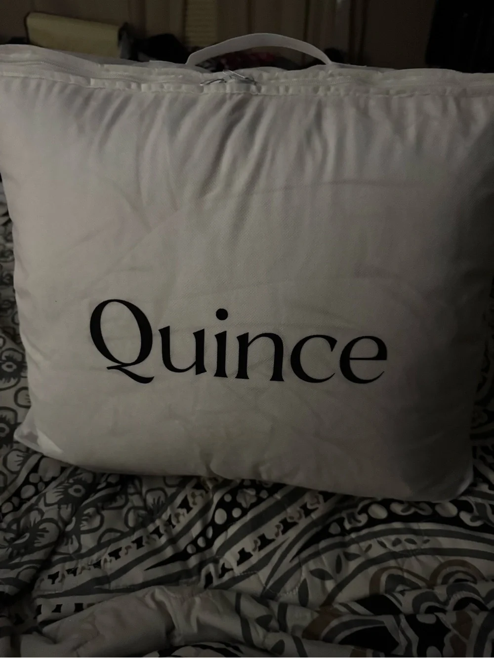 Quince KING/CAL KING White Duck down Feather Comforter